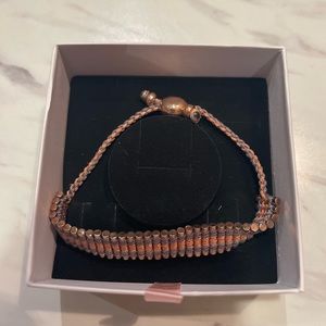 Authentic Links of London Friendship Bracelet in Rose Gold Never Worn